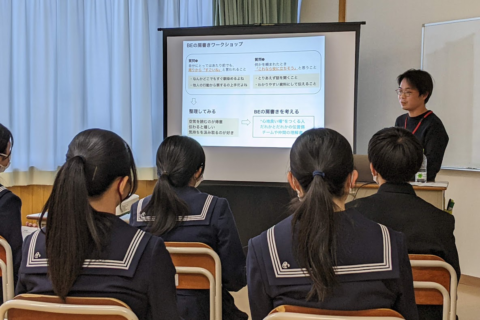 釜石高校定時制で社会人講座を行いました